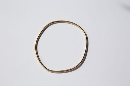 Solid Gold Bangle- Thick
