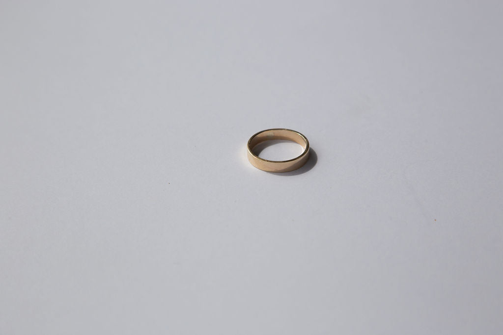 Bowie Solid Gold Ring