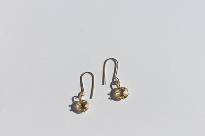 Citine Earrings 9ct Gold Earrings