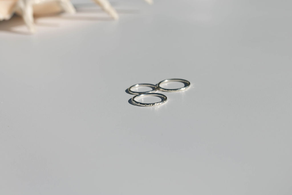 Stacker Rings- Silver